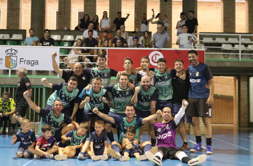 El Mequinensa Futbol Sala alça el seu quart trofeu de campió de la Lliga del Baix Cinca