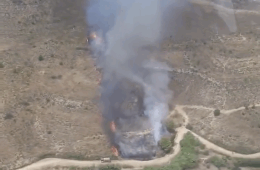 Extingit un incendi a Torrent de Cinca després de cremar 19 hectàrees
