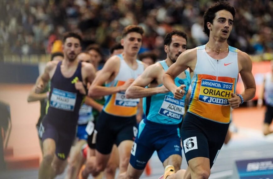 Pol Oriach se proclame a València subcampió estatal dels 3.000 metres
