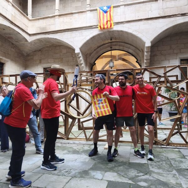 De Lleida a Tamarit, la flama del Correllengua fa parada a la Franja de Ponent