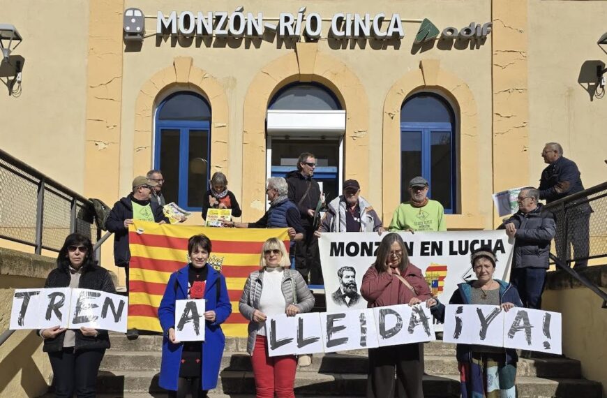 Aragón Existe i el PSOE demanen col·laboració per a impulsar el rodalies entre Lleida i Montsó